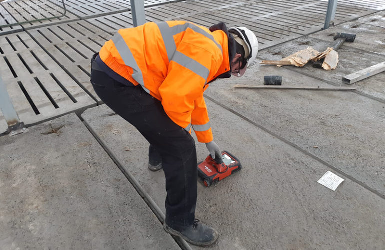 Reinforcement Scanning On Concrete Slats & Slabs