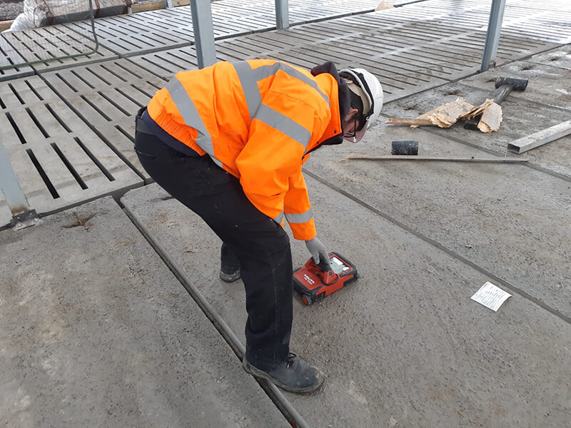 Reinforcement Scanning On Concrete Slats & Slabs