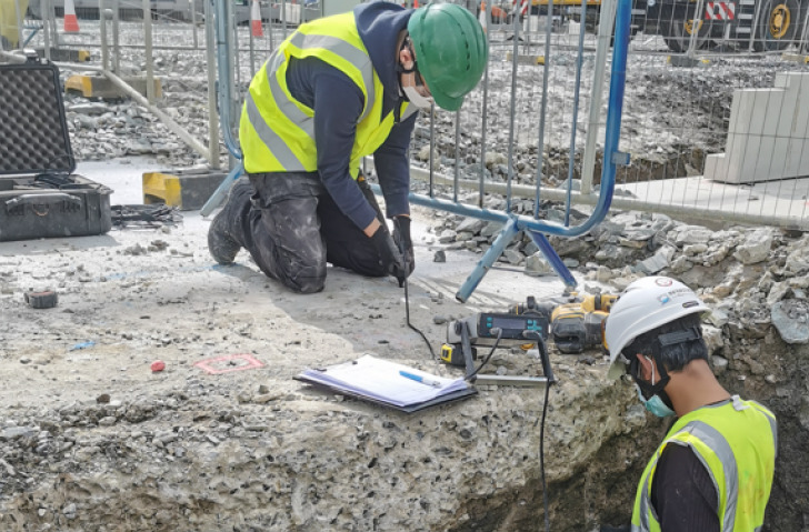 Concrete Quality Testing on Pad Foundations